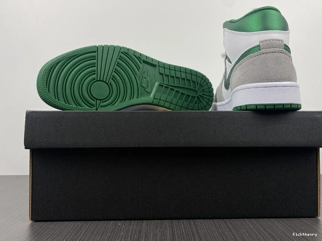 Kick Theory Mid Jordan1 Green Comfortable SE Grey 3705 DC7294- 1027